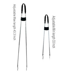 Adjustable Length 43.3 Inch Reacher Grabber Tool,Litter Pick Up Stick Rubbish