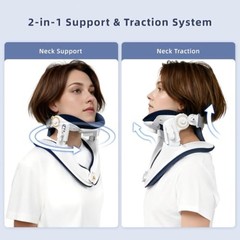 Cervical Traction Device, Lightweight & Adjustable Neck Stretcher for Neck Suppo