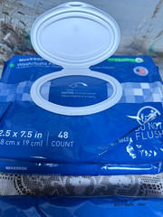 {3} McKesson Disposable Washcloth Wipes Fresh Scent Alcohol-Free No-Rinse