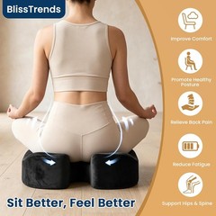 Seat Cushion,Thick Memory Foam Cushions for Office Chair, Car Seat,