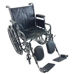 Invacare Essentials Tracer EX1 Wheelchair, 18in Seat, Desk Arms, Elev Legrests