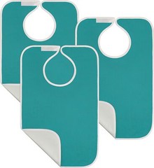 Utopia Towel Adult Bibs Set of 3 Premium Quality Terry Cloth Reusable & Washable