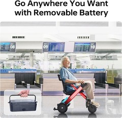 3IN1 Electric Wheelchair Foldable Supports up to 300lbs All Terrain-Tested Good