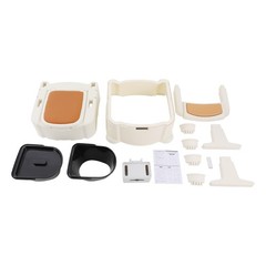 220lbs Capacity Portable Elderly Toilet, Bedside Commode, Disabled Commode Chair