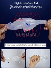 Male Wearable Incontinence Pants Urinal Leg Bag Silicone Urine Funnel Collector