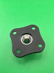 Trulife Aaa210 Prosthetic 4 Hole Pyramid Plate. Prosthetic Plate. Black