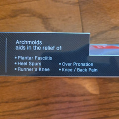 Custom Orthotic Insoles Archmolds Maximum Women’s 6.5-7 (C) Heat-Moldable NOS