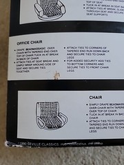 Seville Classics Inc. 1990 Seat Cushion 52005 European Style Bead Seat NIB