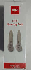 RCA OTC Grey Rechargeable 15 Hour Behind Ear Right & Left Hearing Aid Pair
