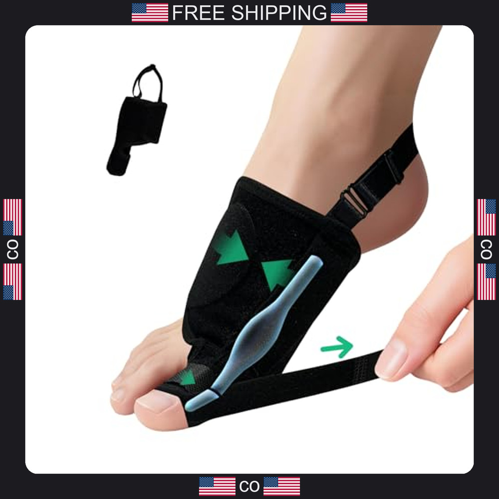 2 Pack Bunion Correctors for Women and Men Adjustable Toe Spacers