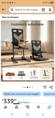 Electric Chair Lift Get Up from Floor, Ultra-Compact Chair Lift with T-Stabiliz
