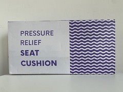 Cushion Lab Patented Pressure Relief Seat Cushion, Black, New Open Box
