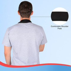 Mesh Arm Sling with Soft Shoulder Cushions, Adjustable Breathable Shoulder Immob