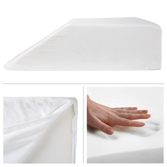 Wedge Pillow 8 Inches High for Back Knee Hip Joints 20 x 26 Washable Cover