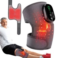 Electric Knee Massager Shoulder Brace with Red Light Therapy 5 Heating Levels US