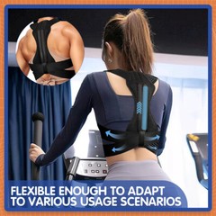 Adjustable Back Support Shoulder Brace Belt Posture Corrector Strap Clavicle US