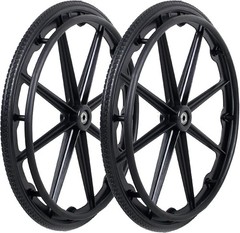 High-Quality 24-Inch Wheelchair Replacement Wheels – Durable Nylon Construction