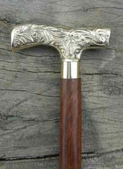 Handmade Running Derby Wood Walking Cane Stick Designer Brass Handle 37“ style