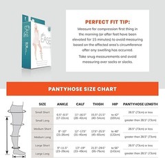 Therafirm Ease Pantyhose 20-30mmHg (Black, Small Short)