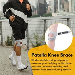 Knee Brace Support Compression Sleeve Patella Stabilizer Sport Joint Pain Relief