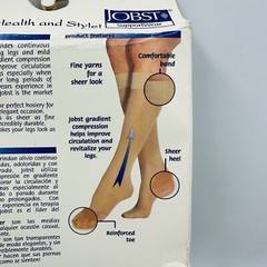 JOBST SupportWear Ultra Sheer Pantyhose 8-15mmHg* Size M Silky Beige