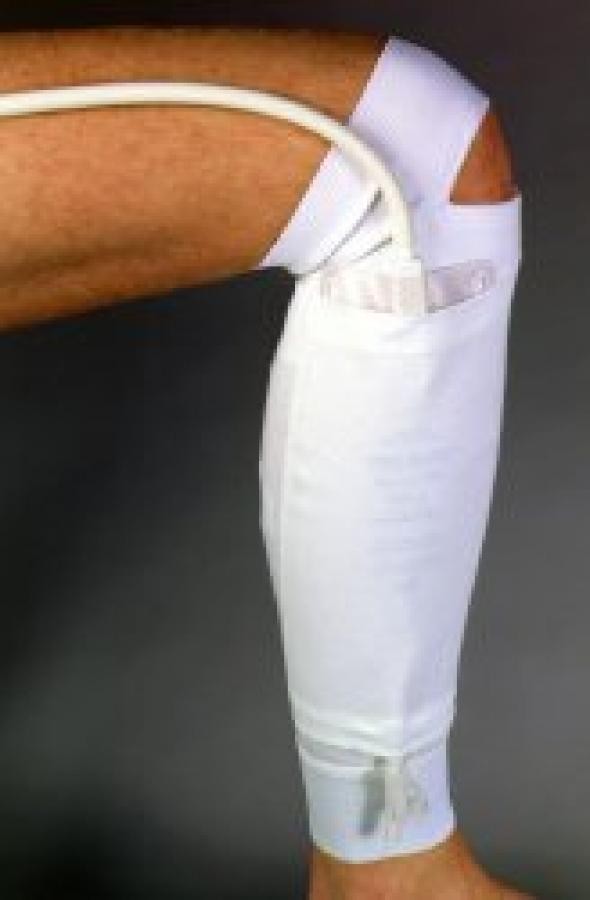 Urocare Leg Bag Holder 95% Cotton and 5% Lycra 13.63 in Calf Diameter 1 Ct, 6393
