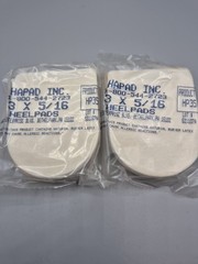 Lot of 2 Hapad, Inc. Heel Pad HP2-5 wool felt 3″ x 5/16″ new in package