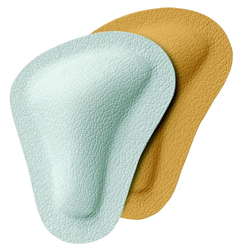 Pedag T-Form 135 arch support leather pads, forefoot bunion neuroma pain relief