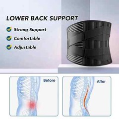 Adjustable Lower Back Brace Lumbar Support Waist Belt Men Women Pain Relief NEW