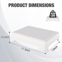 Non Slip Step Stool Platform Portable Safety Step For Seniors Car Bed Shower