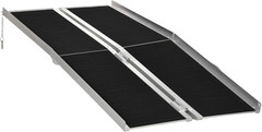 6FT Folding Aluminum Wheelchair Ramp – Non-Slip, 594Lbs Capacity, FSA/HSA Eligib