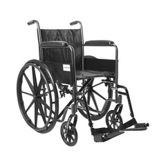 Drive Wheelchair 20 inch Light weight foldable Swing-Away foot rest