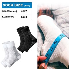 1-5 Pairs Compression Socks Ankle Neuropathy Socks Plantar Fasciitis Foot Socks