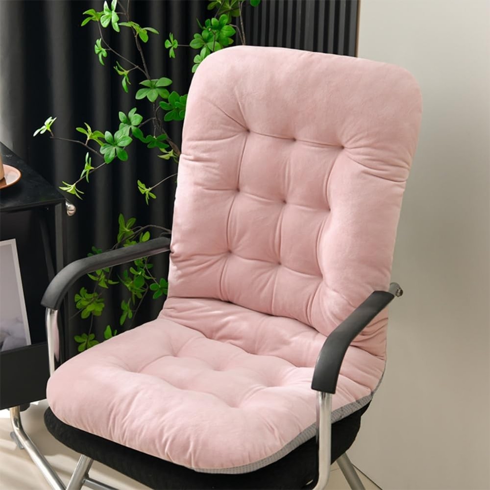 Rocking Chair Cushions High Back Patio Cushion Non-Slip Bottom Tufted Seat Pa…