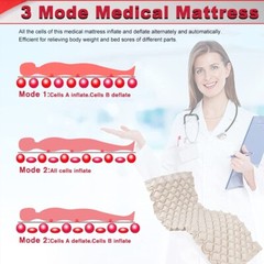 Hospital Bed Alternating Air Pressure Mattress Pad Quiet Pump Relieve Bedsore