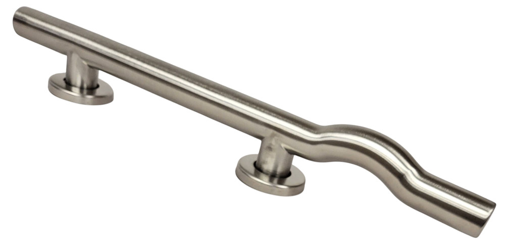 SEACHROME 00021 ADA 24″ 1 -1/2″ O.D/Satin SS End Wall Bathroom Shower Grab Bar