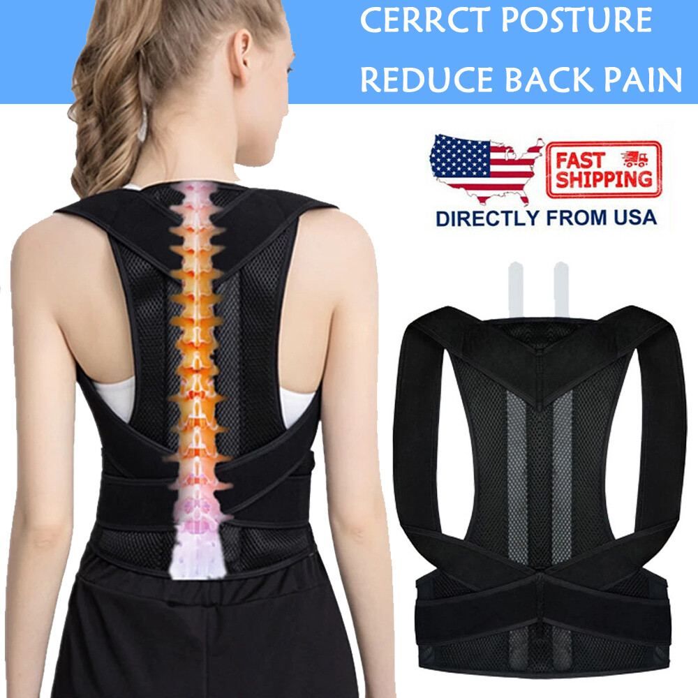 Posture Corrector Back Brace for Women Men, Scoliosis and Hunchback Correction