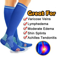 3x Calf Sleeves Leg Support Compression Socks Running Shin Splint Varicose Vein