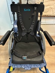 Quickie IRIS Tilt-in-Space Wheelchair 19×19 Frame 300lb Cap Sunrise Medical Blue