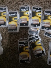 Duracell Activair Hearing Aid Batteries Size: 312 (6 pack)