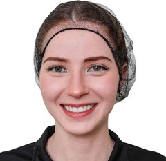 Disposable Honeycomb Nylon Hair Nets | Breathable | 1,000 Count [BLACK | BLUE…