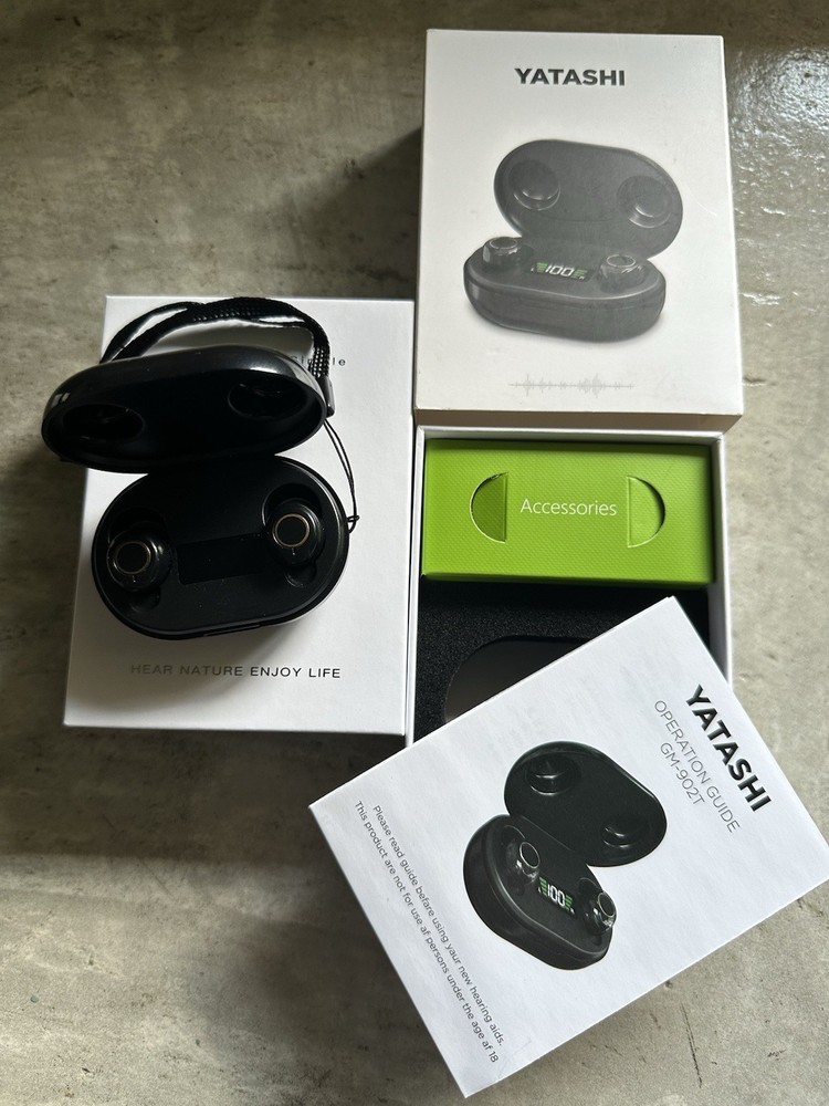 NEW Yatashi Clear/Nature/Simple OTC Rechargeable Hearing Aids