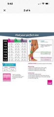 Mediven Plus Women Compression Stockings Open Toe Caramel 20-30 Petite 56cm