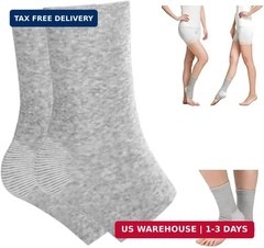 Bamboo Fiber Compression Socks for Men & Women – Ultra Soft & Breathable Ankle F