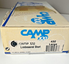 Trulife Camp XXI Lumbosacral Short Back Support Brace 432 Size Large Beige NIB