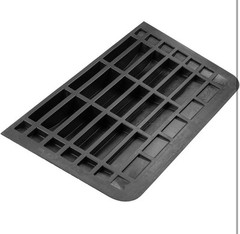 Cinnye 4“ Rise Solid Rubber Power Wheelchair Scooter Threshold Ramp 1600lb Cap