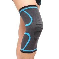 Knee Sleeves Copper Silver Compression Brace Support Sport Joint Injury Pain