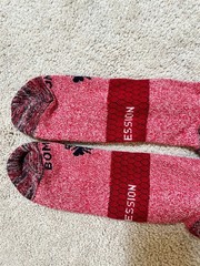 New Bombas Everyday Compression Socks Knee 15-20mm LARGE RED