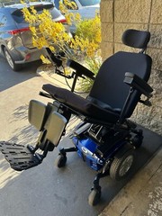PRIDE QUANTUM Q6 HD WHEELCHAIR POWER TILT,RECLINE, LEG, 22″ 450 Lbs