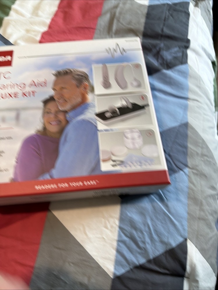RCA RSH052GYRB OTC Behind-the-Ear Deluxe Hearing Aids Value Bundle Rechargeable
